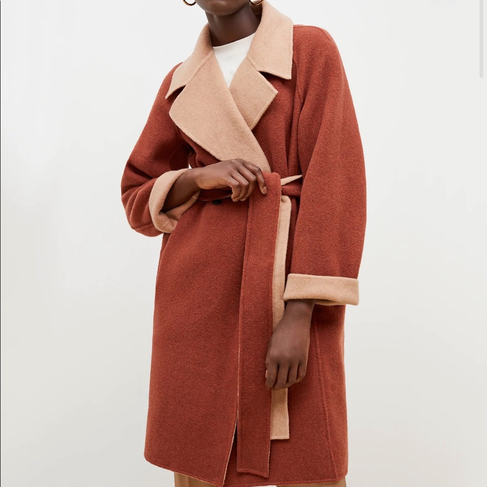 M.M LaFleur reversible wool blend Cleo Coat